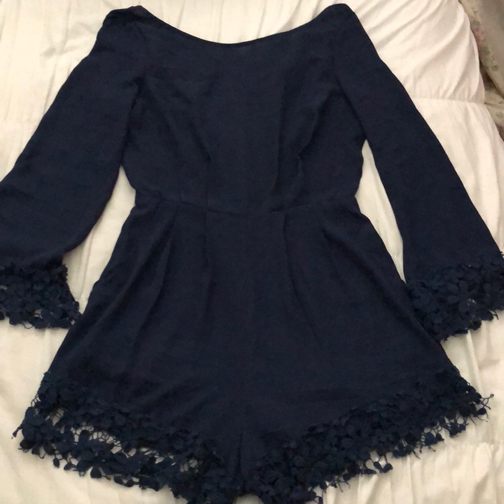 Navy romper